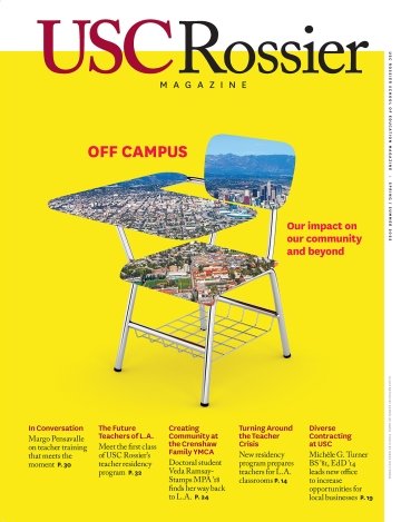 USC Rossier Magazine Spring / Summer 2022 Cover