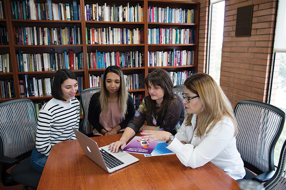 Zoë Corwin, pictured with colleagues Constanza Astiazaran, Christine Rocha and María Romero-Morales