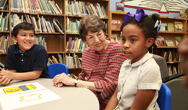 Professor Sandra Kaplan leads Project CHANGE, a study on gifted and talented education (GATE). PHOTO BY MARGARET MOLLOY