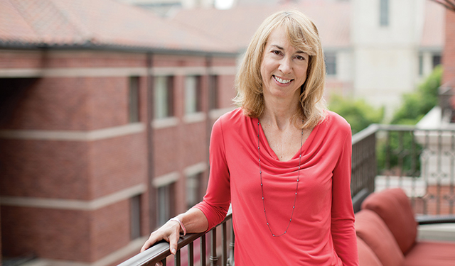 Adrianna Kezar, professor of education and co-director of the Pullias Center for Higher Education. Photo by Andrew Zinn