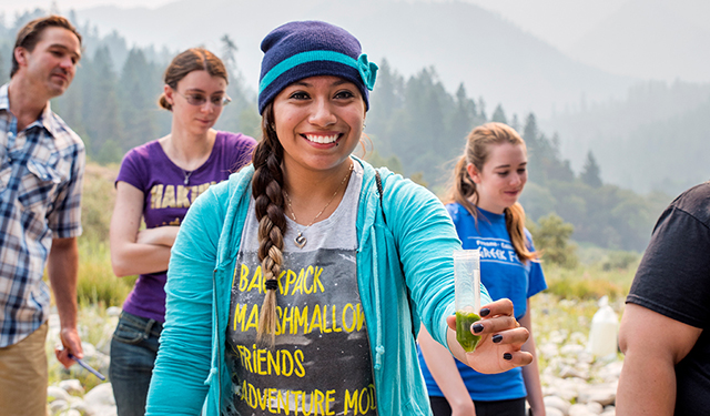 Maribel Perez-Espinal, a biology major at Humboldt State University
