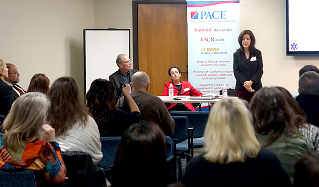 Julie Marsh at a PACE seminar in January 2017. Photo courtesy of PACE