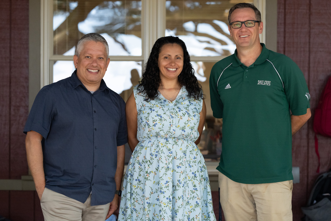 From left to right, Miguel Solis, Lisa Zamora and Ryan Kirkham. (Photo/J. Anthony Martinez)