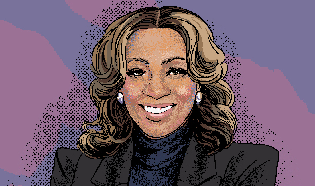 Illustration of Synovia Moss