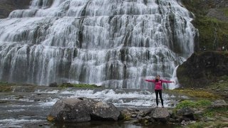 Dynjandi waterfall Westfjords Iceland