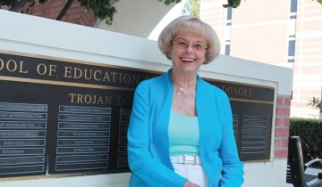 Joan J. Michael has doubled the size of the endowment for the Joan J. Michael and William B. Michael Chair of Measurement, Evaluation and Accountability. (Photo/Ross Brenneman).