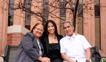 After graduating from the PASA program and obtaining a job with USC as a career services adviser, Ella Rae Bautista Columbres ME ’24 helped her parents relocate to L.A.