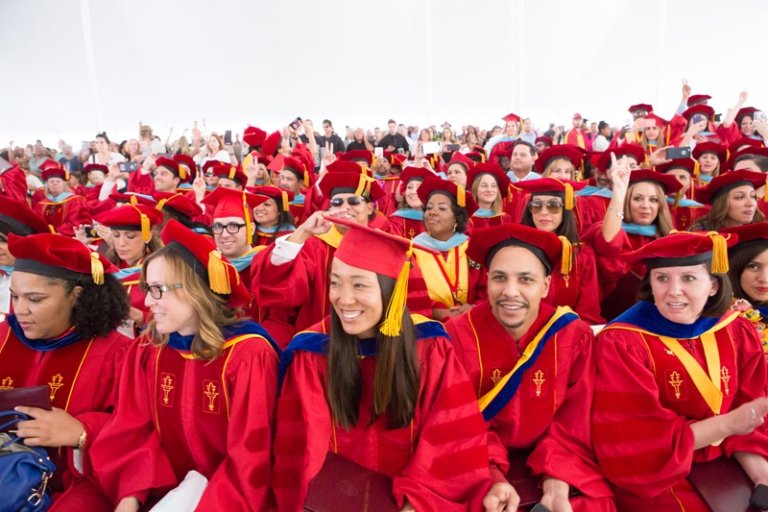 USC Rossier awarded 170 doctoral degrees at a ceremony on Thursday, May 12. (Photo/Brian Morri, 211 Photography)