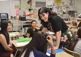 Gabriela Mafia ME '00, EdD '02 has been superintendent of Garden Grove Unified since 2013. Photo courtesy of Garden Grove Unified School District.