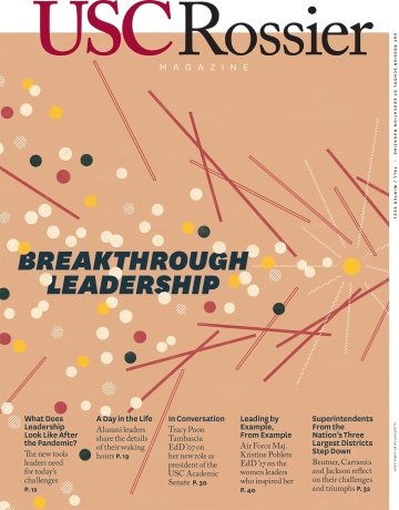 USC Rossier Magazine FallWinter 2021 Cover