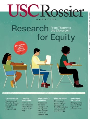 Cover of the Winter/Spring 2023 issue of USC Rossier Magazine.