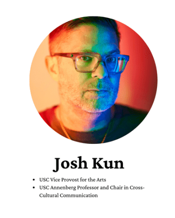 Josh Kun multi-colored profile photo
