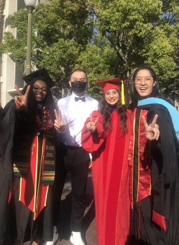 USC Rossier students at Commencement.