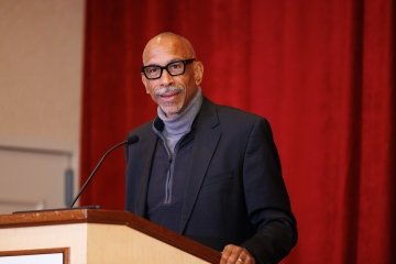 Dean Noguera provided opening remarks at the conference.