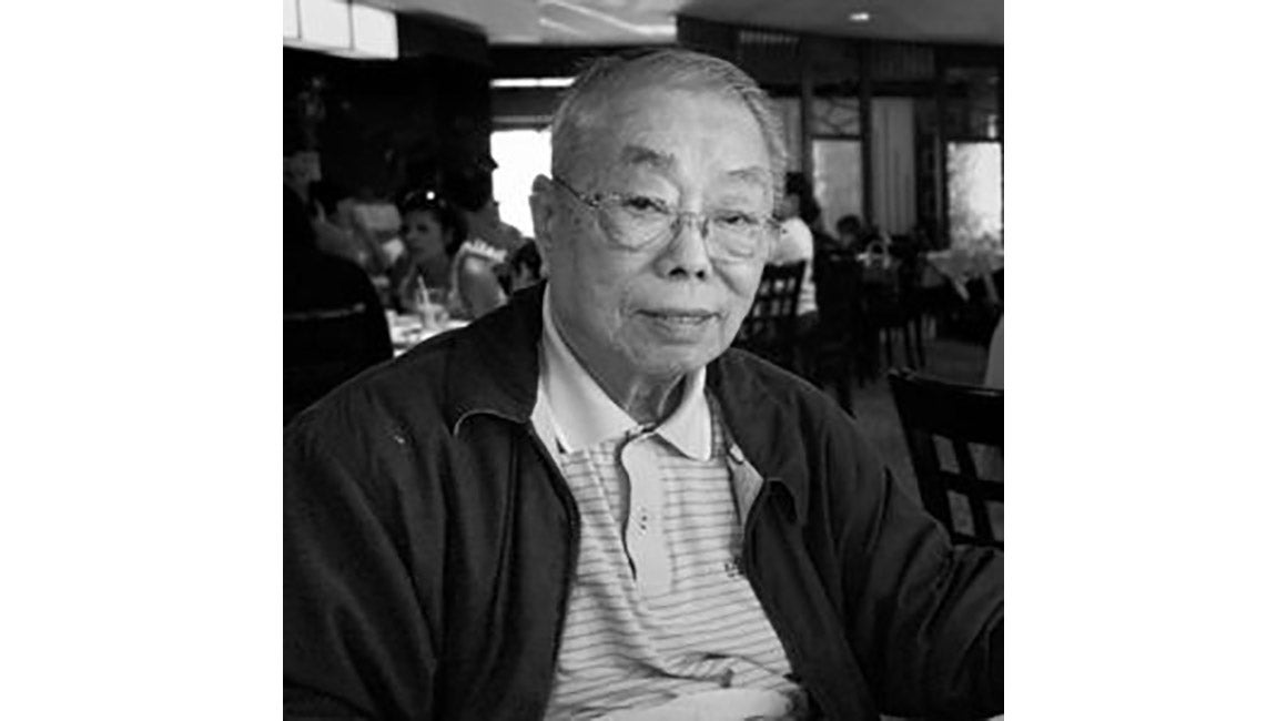 Robert Wang portrait, black and white